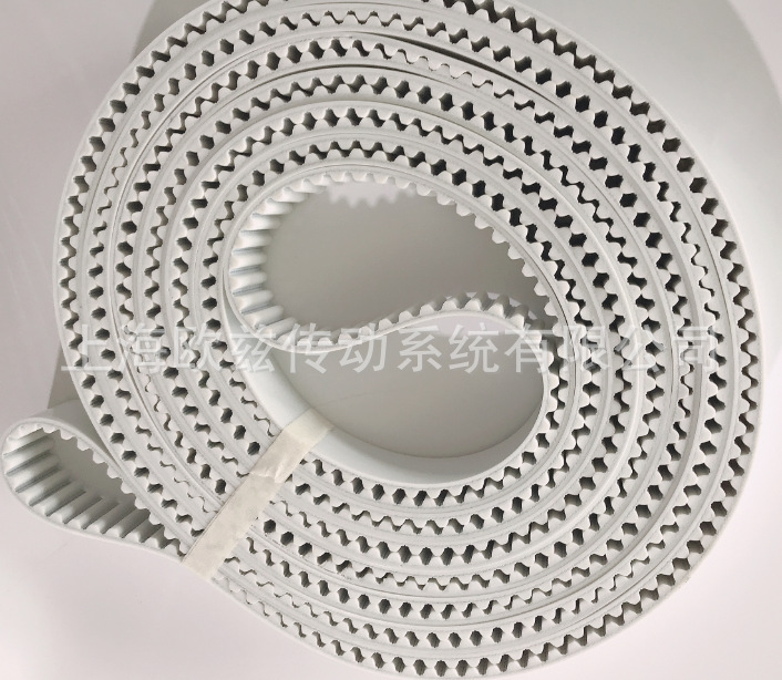 白色鋼絲聚氨酯STD8M同步帶