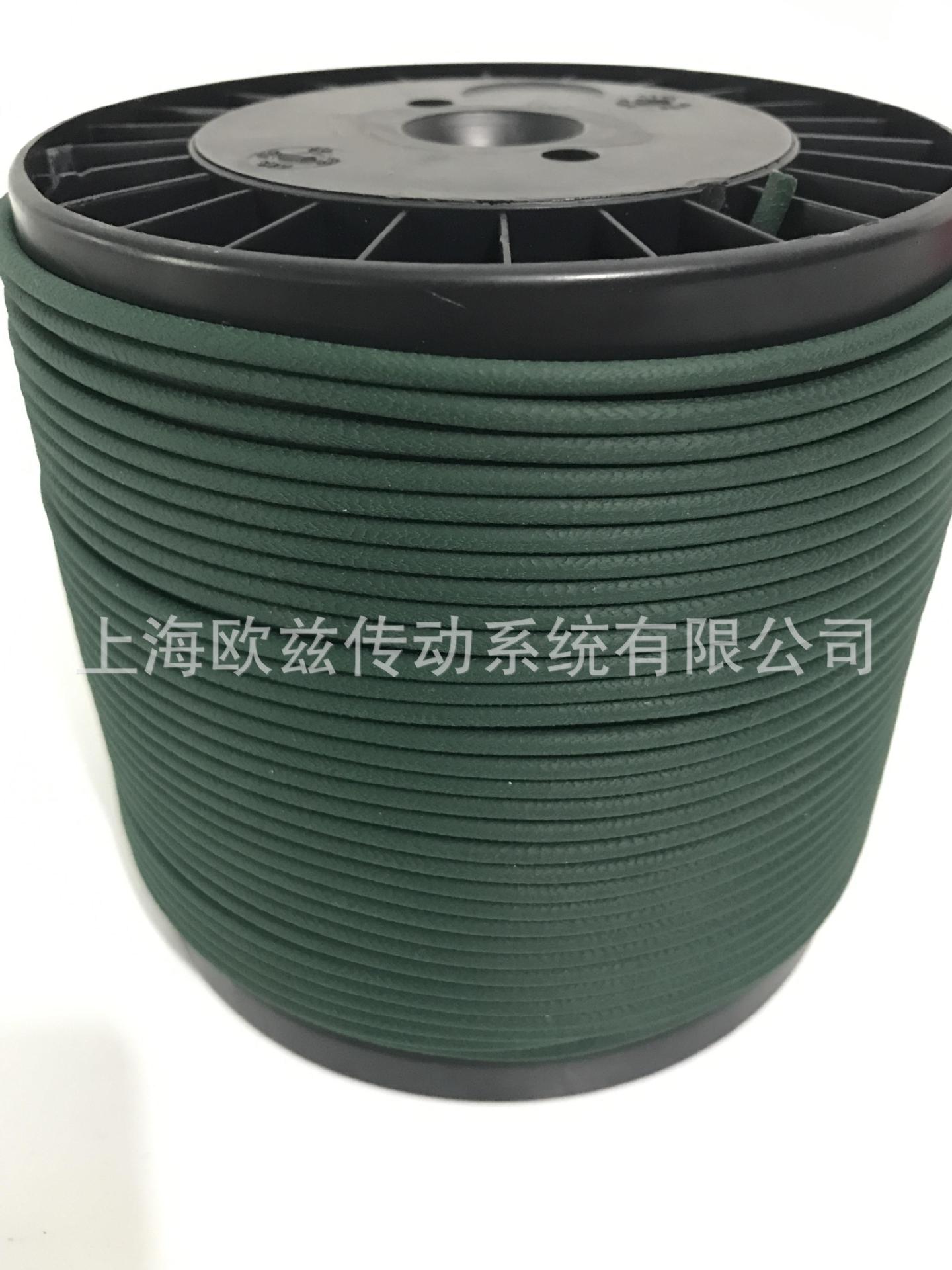 西格林SIEGLING（原裝進口）-3mm粗面綠色PU圓帶(圖5)