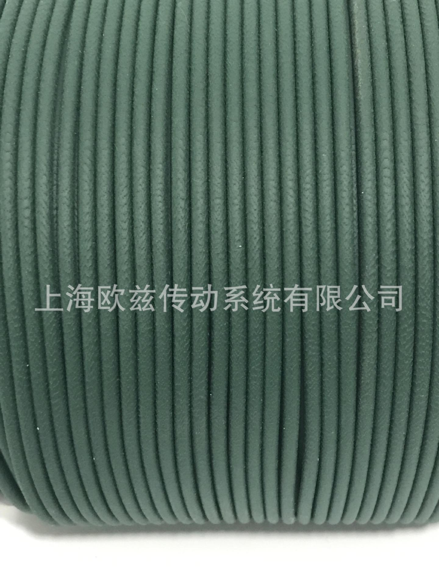 西格林SIEGLING（原裝進口）-3mm粗面綠色PU圓帶(圖6)