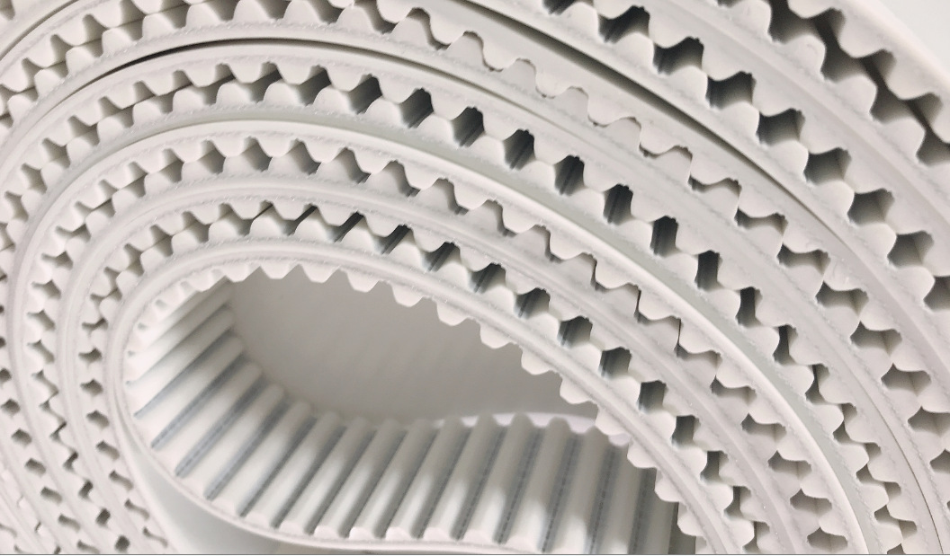 白色鋼絲聚氨酯STD8M同步帶